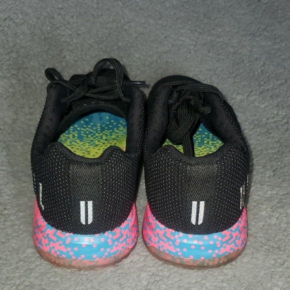 NOBULL Kids Black Sneakers with Colorful Sole - Picture 9 of 11